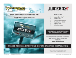 Fuel Controller Juice Box Pro Installation Instructions
