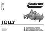 Jolly 120 lat, Jolly 150 lat, Jolly 180 lat, Jolly 120 post, Jolly 150 post, Jolly 180 post User Manual
