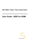 Quantum Data 881/882 User Guide | AI Chat &amp; PDF Access