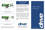 Drive Oxygen Regulator 18301 18301G &amp; 18303 18303G User Manual