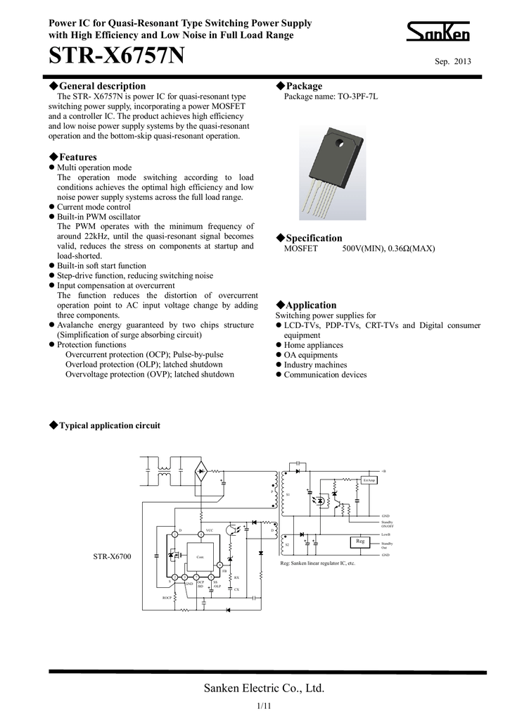 Strw6756 схема включения