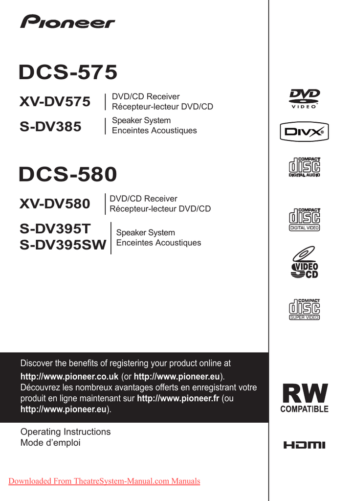 Pioneer xv dv395k схема