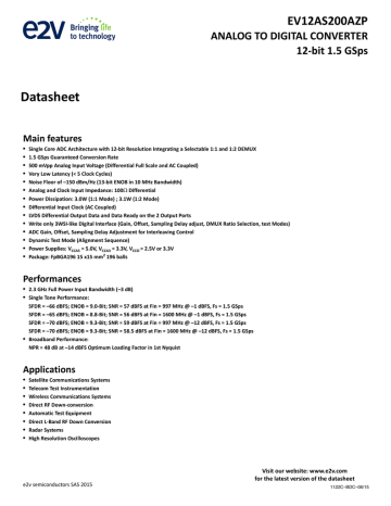 analog to digital converter data sheet analog to digital converter data sheet