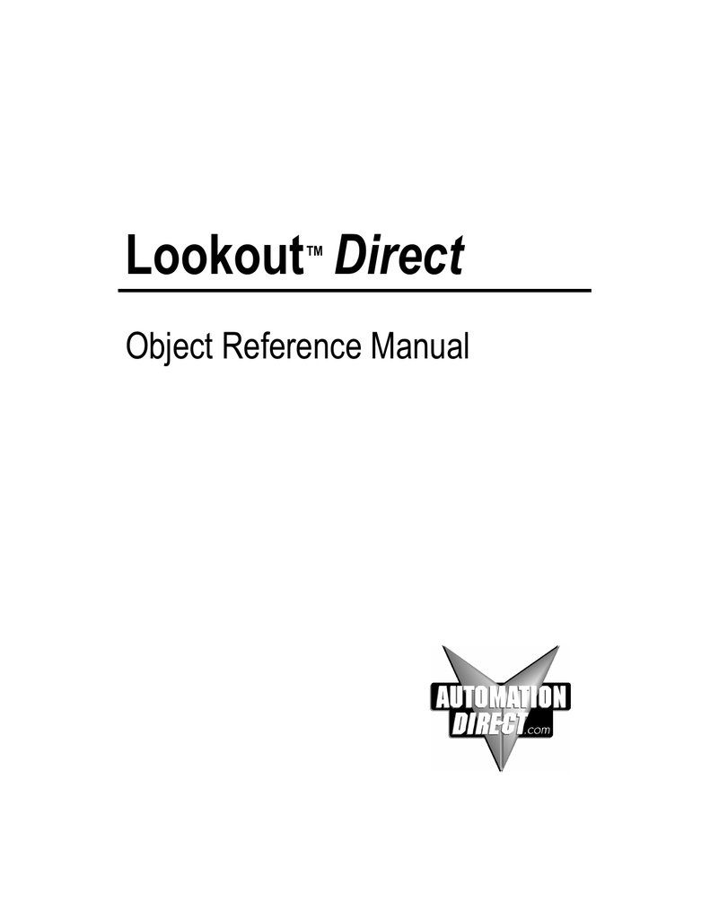 Automation Direct LKDOBJREFM Owner's Manual Manualzz