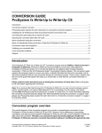 Thomson Reuters Write-Up CS User Manual: AI &amp; PDF