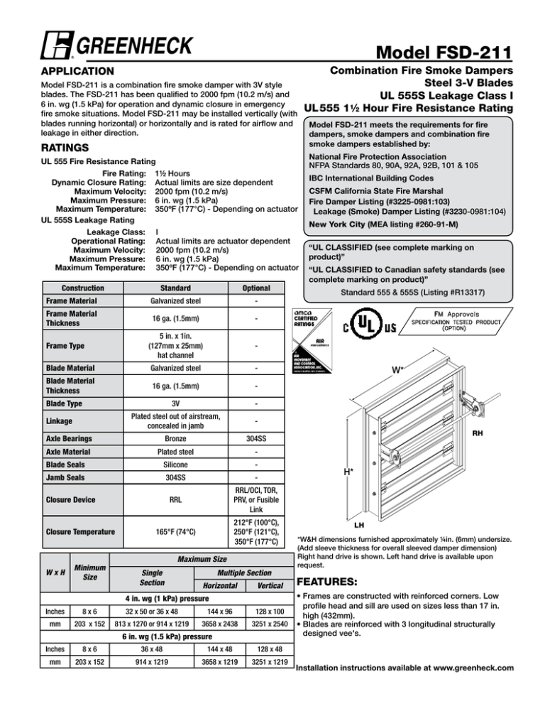 Fsd 211 1 1 2 Hour Class I 3 Manualzz