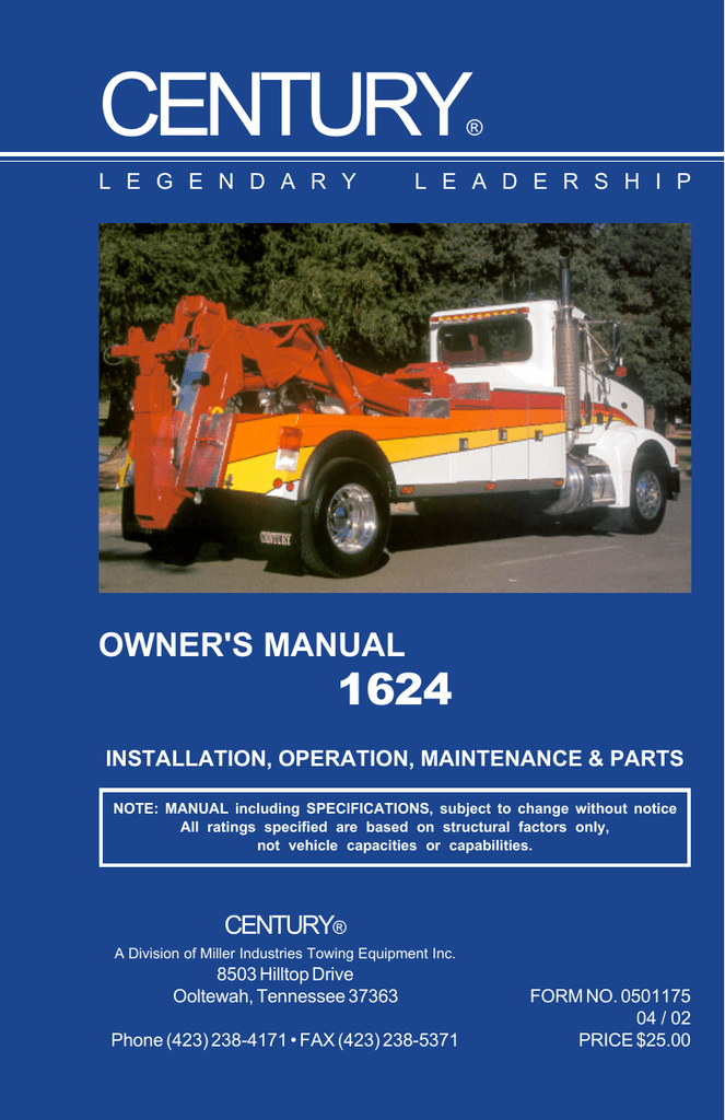 Wiring Diagram For Century Wrecker - Complete Wiring Schemas