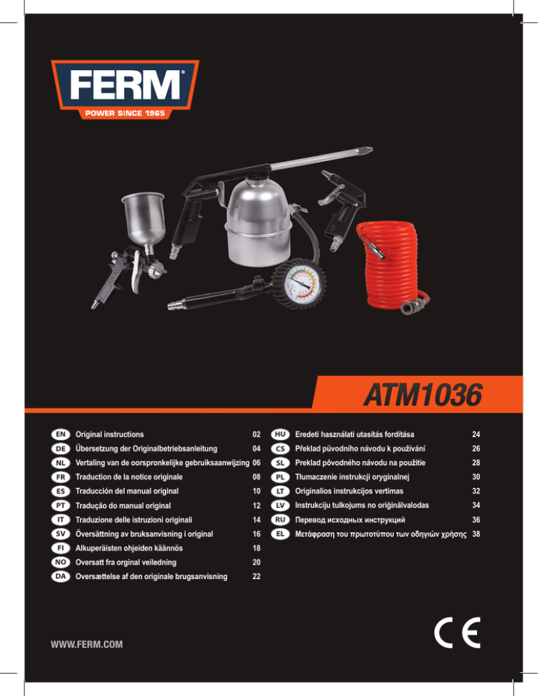 Ferm Atm1036 Ohjekirja Manualzz