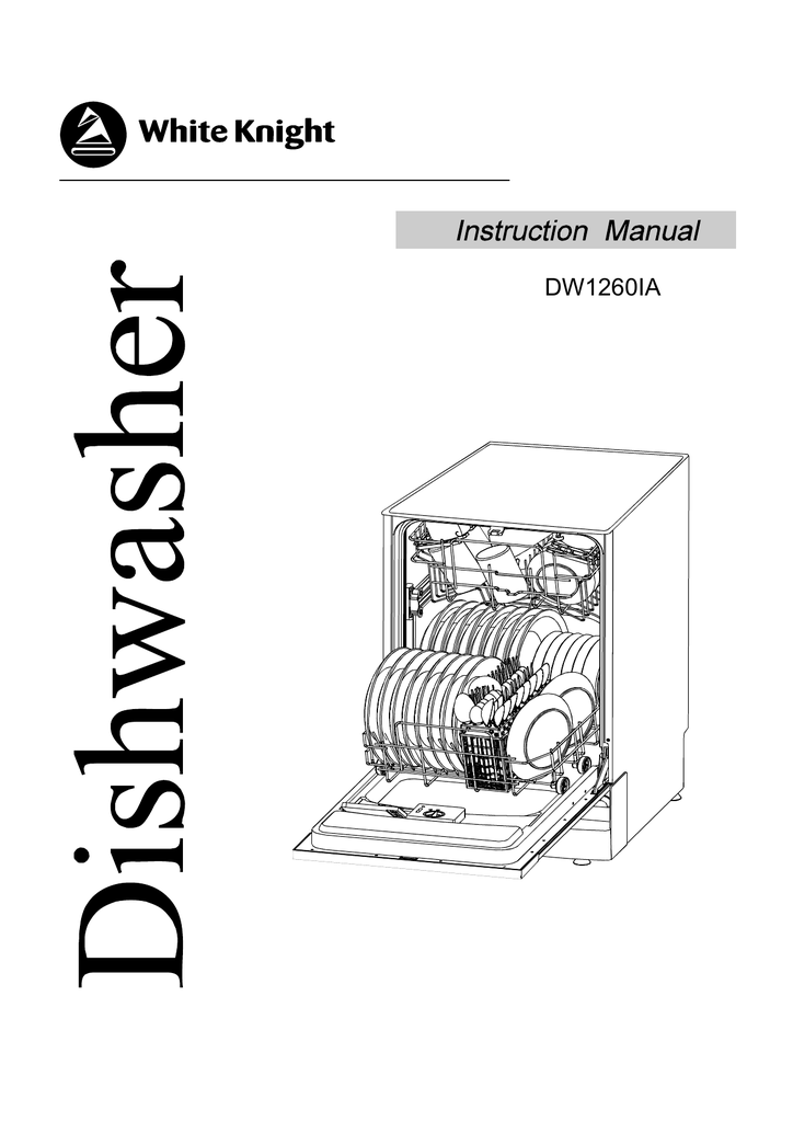 white knight dishwasher dw1460wa