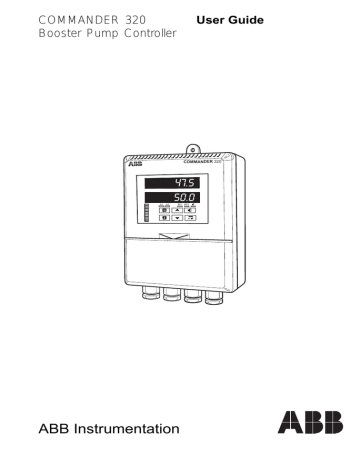 Abb Instrumentation Mander 320 Booster Pump Controller User Guide Manualzz