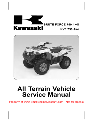 Kawasaki Brute Force 750 Service manual | Manualzz