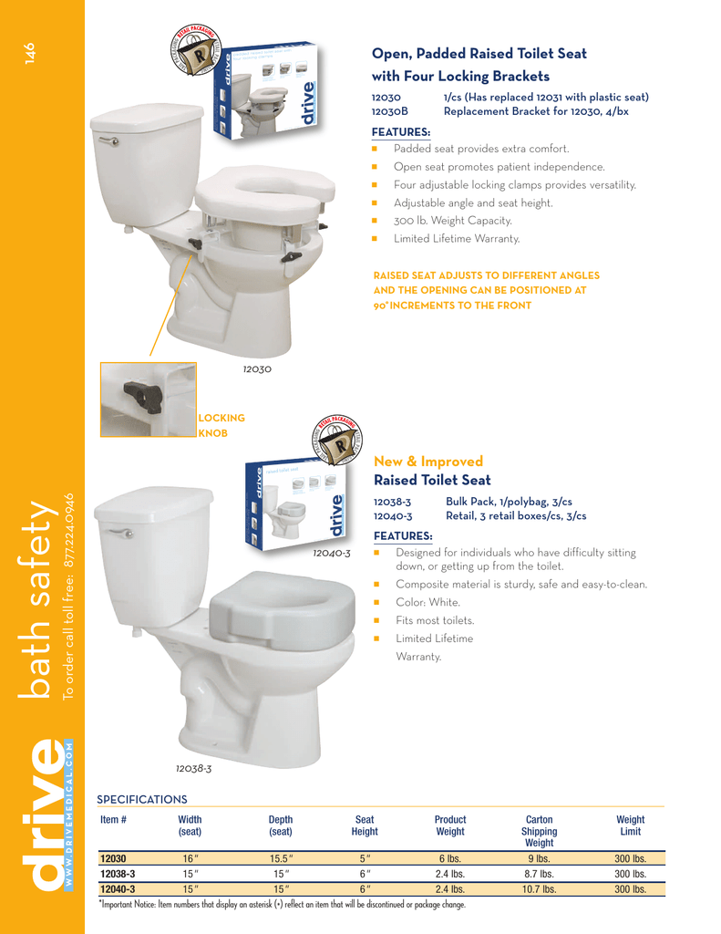 padded raised toilet seat