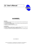 Data transfer program A4300BDL User Manual