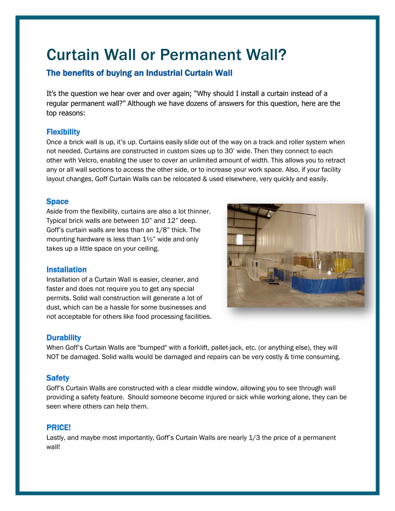 Curtain Walls Versus Permanent Wall Systems Construction