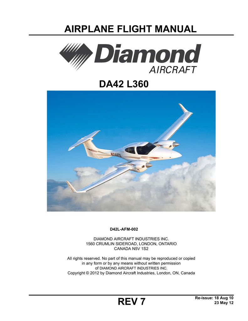 Flight инструкция. Diamond da42 l360. Da-42 l360. Aeroplane Flight manual. Aircraft Maintenance manual.