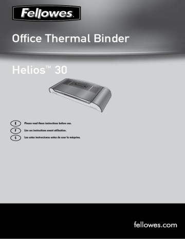 fellowes helios 30 manual