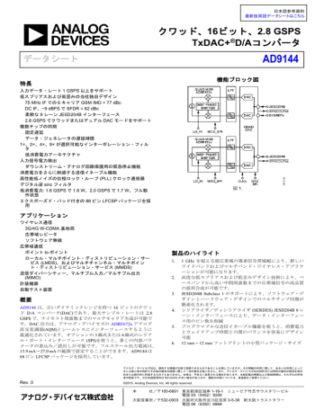Ad9144 16 Txdac D A Manualzz
