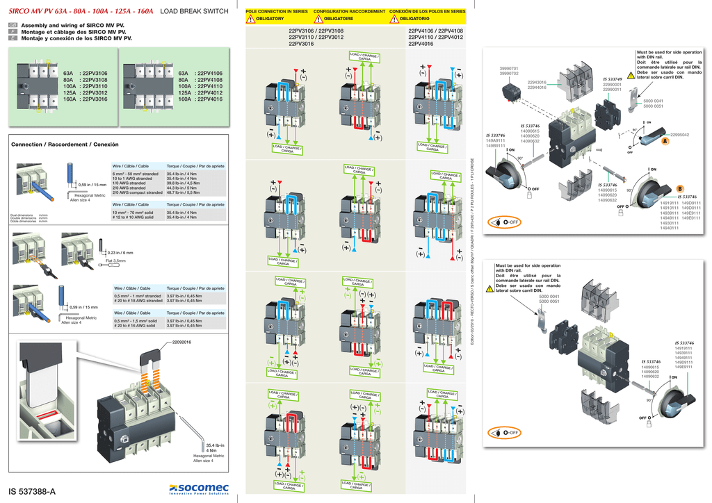 Socomec Sirco Mv Pv Operating Instructions Manualzz