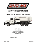 ROTO-MIX 720 16 Feed Mixer Operation &amp; Parts Manual
