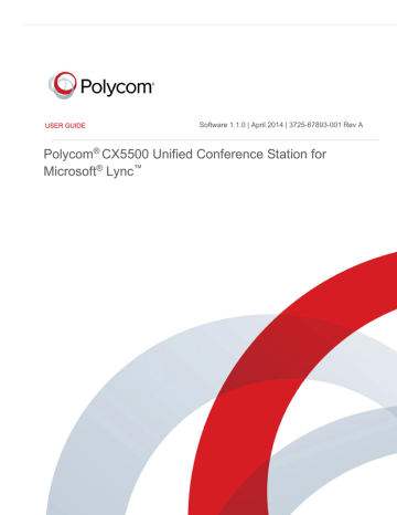 Polycom CX5500 User manual | Manualzz