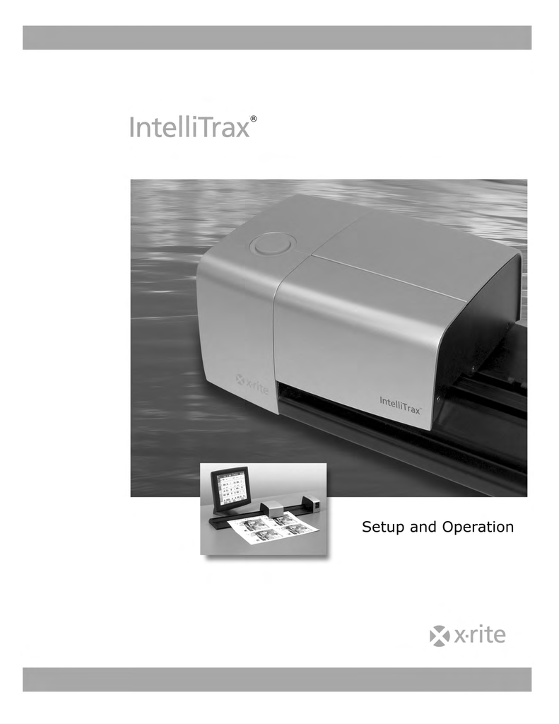 +IntelliTrax Setup and Operation | Manualzz