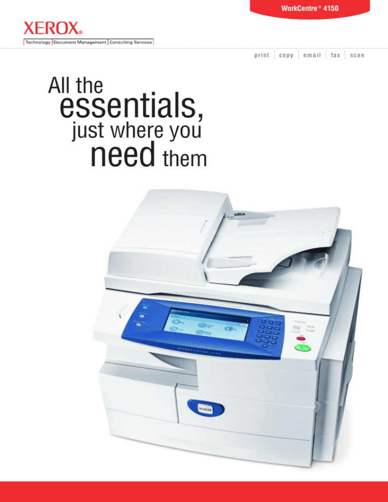 workcentre 4150