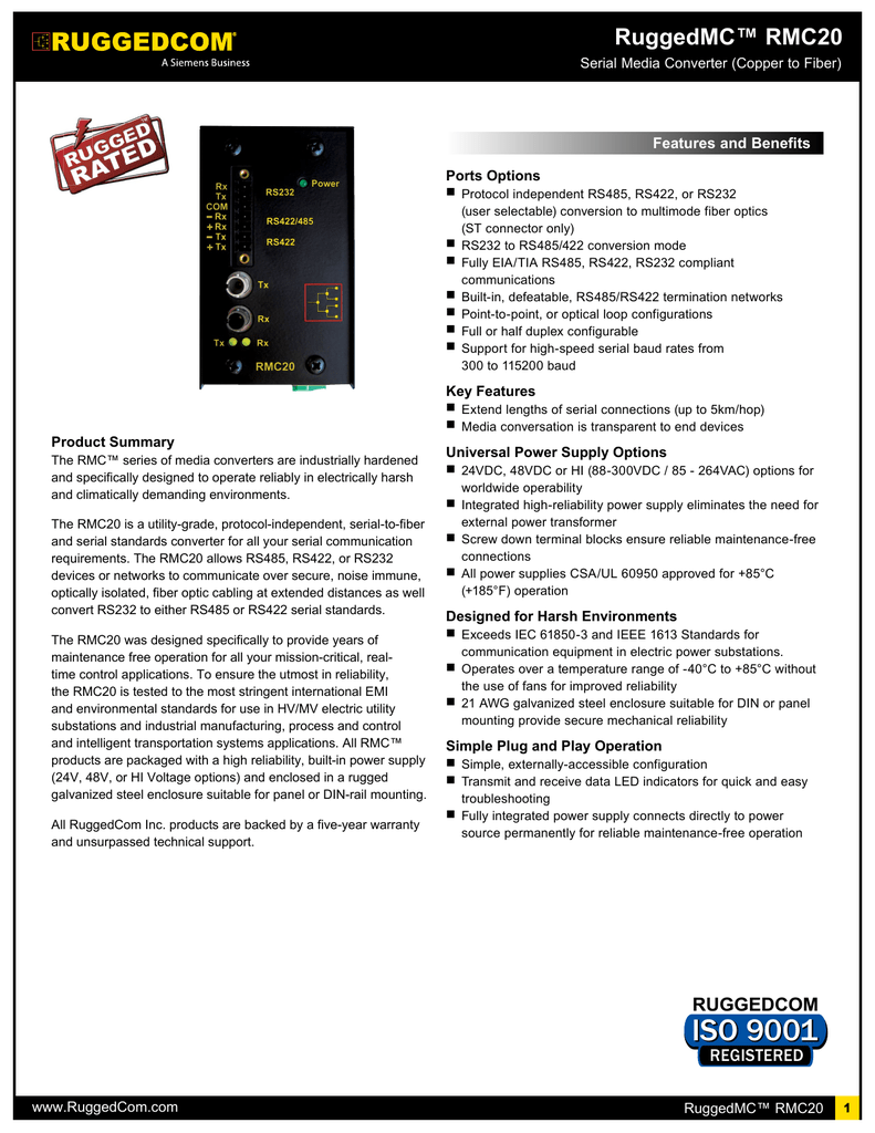 Rmc Datasheet Manualzz