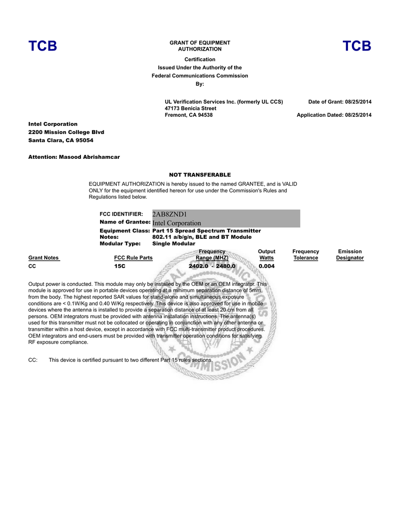 United States Certification | Manualzz