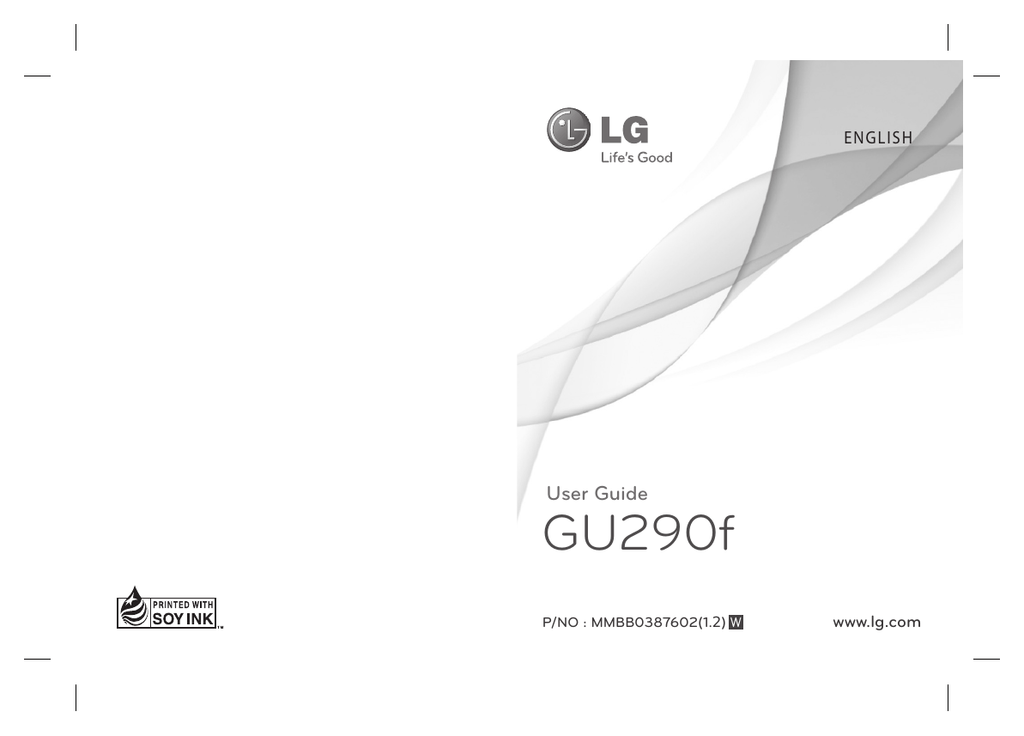 lg gu290f user manual lg gu290f user manual