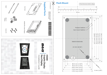 B&G H5000 Graphic/Race Display Installation Guide | Manualzz