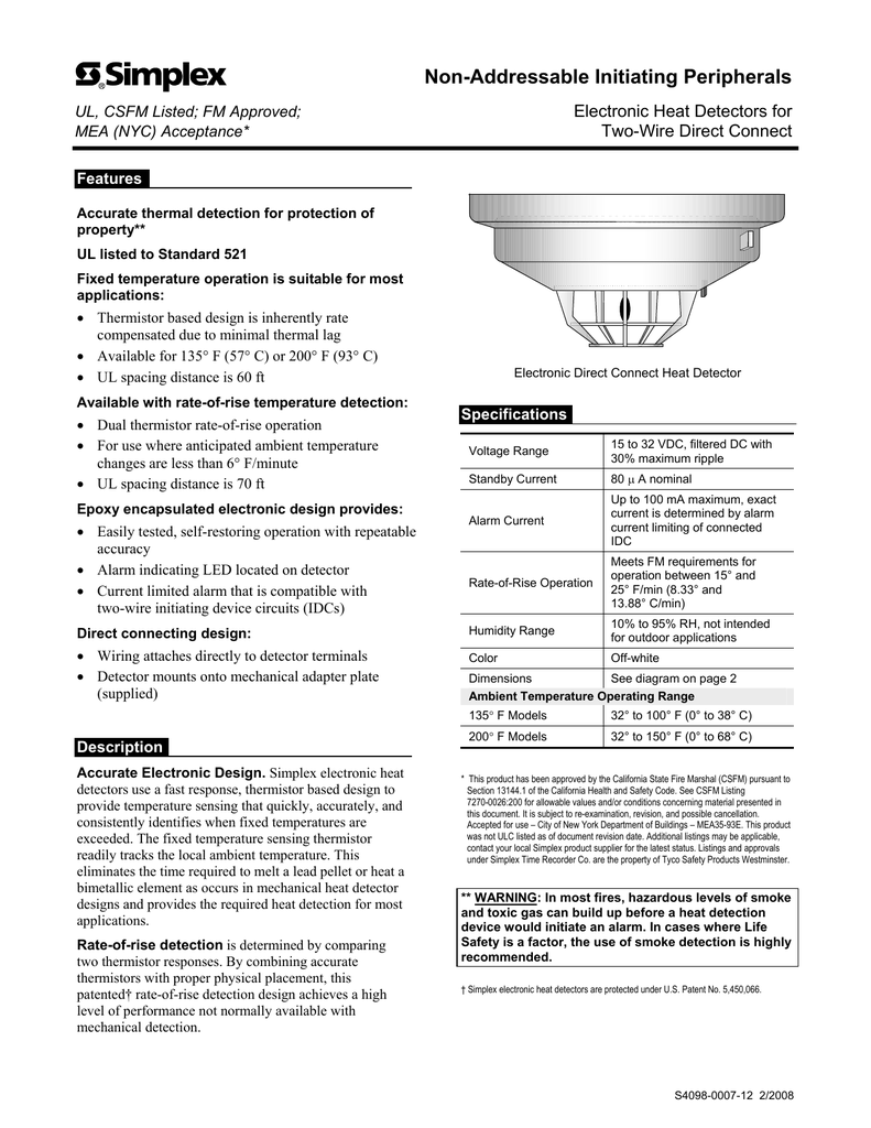 Simplex Smoke Detector Wiring Diagram