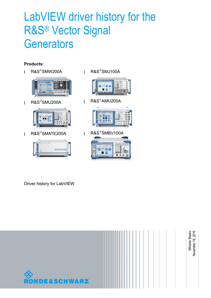 Rohde schwarz hmp4040 driver