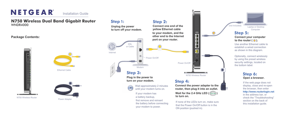 Netgear Wndr4000 Router Genie Install Manualzz