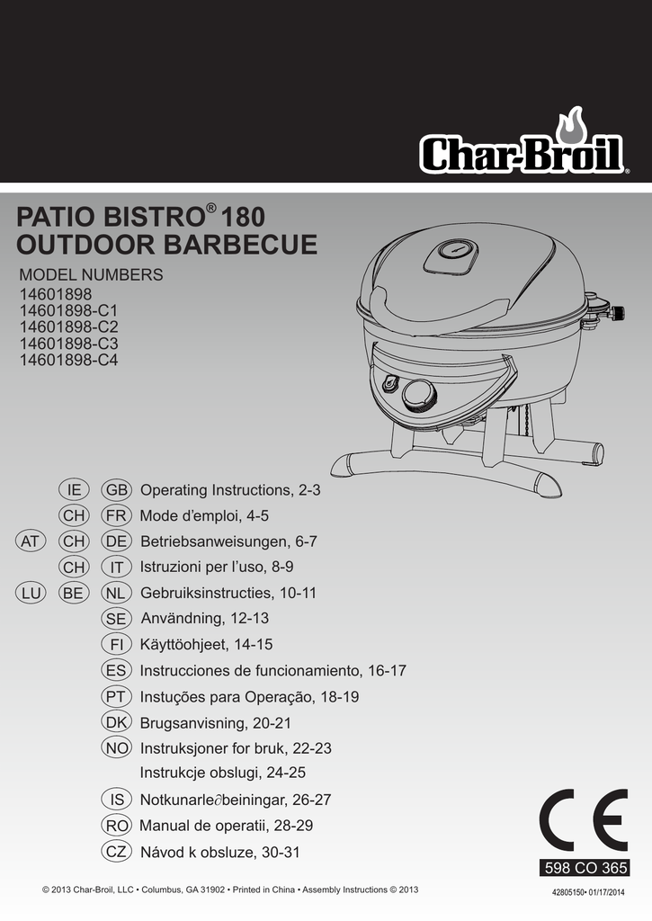 Grill propan krog op
