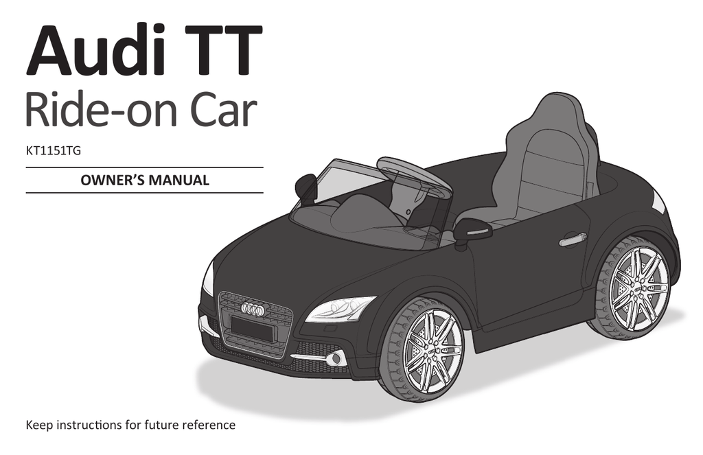 kid trax police car owner's manual