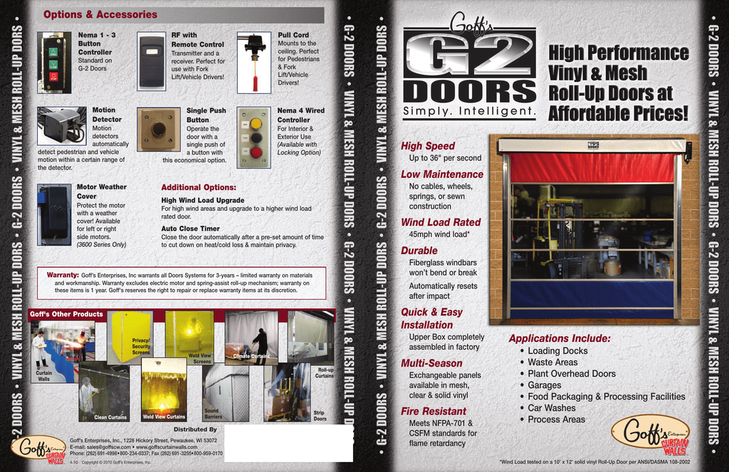 G 2 Door Brochure Manualzz Com