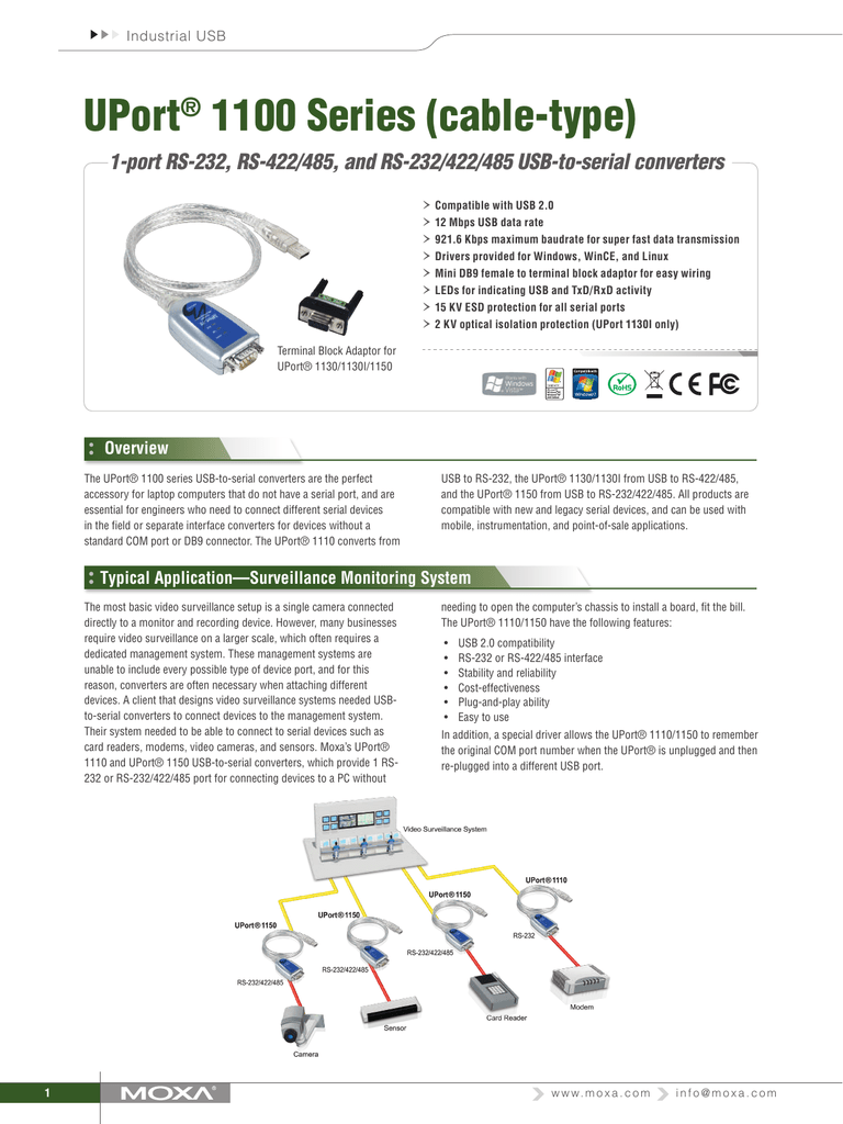 Moxa Uport 1100 Driver For Mac