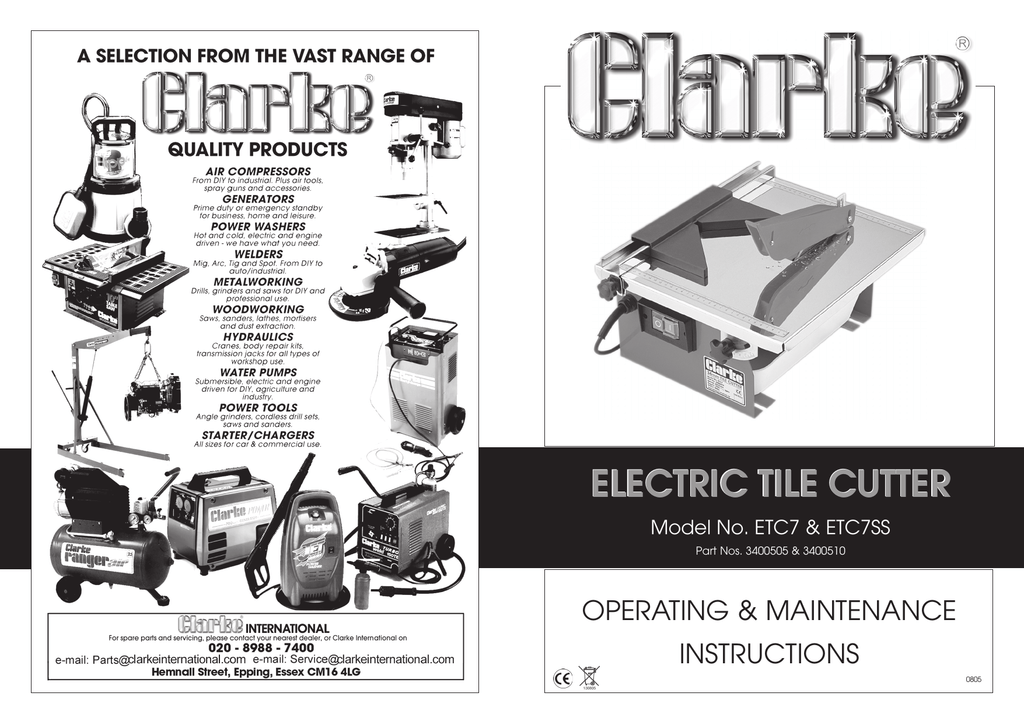 Erbauer Tile Cutter Spare Parts Reviewmotors.co