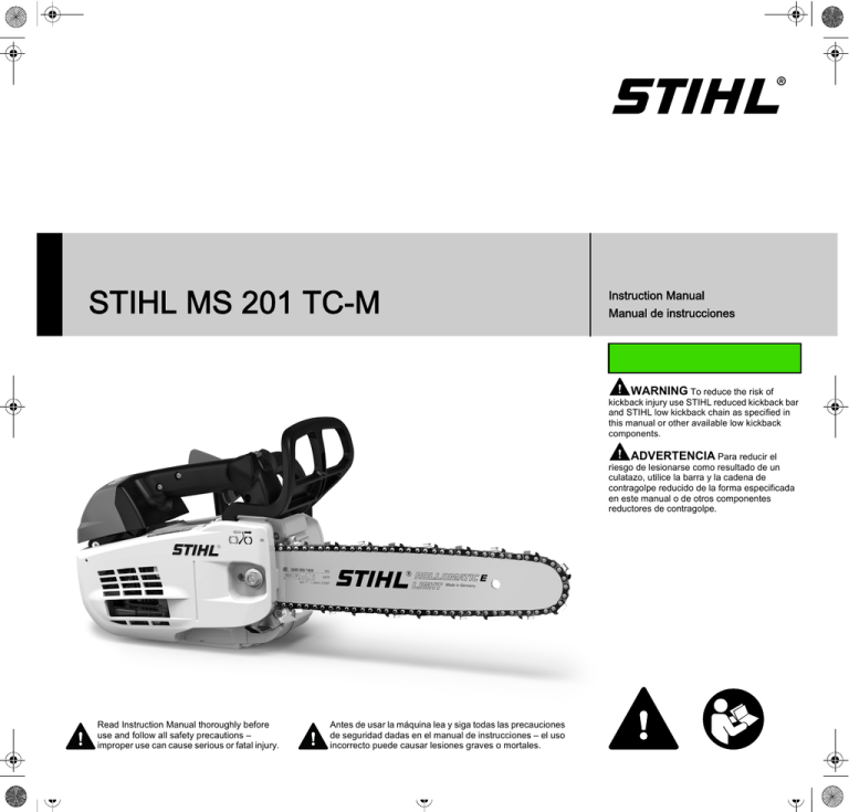 Motosierra Stihl Ms 1 Tc