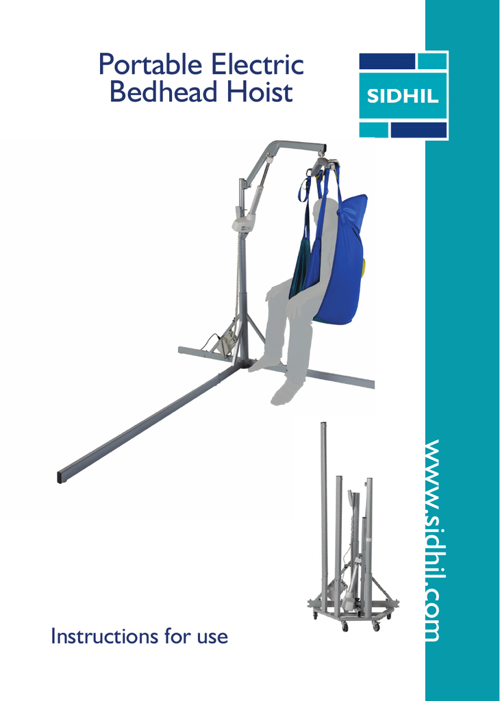 Portable Electric Bedhead Hoist User Guide Manualzz