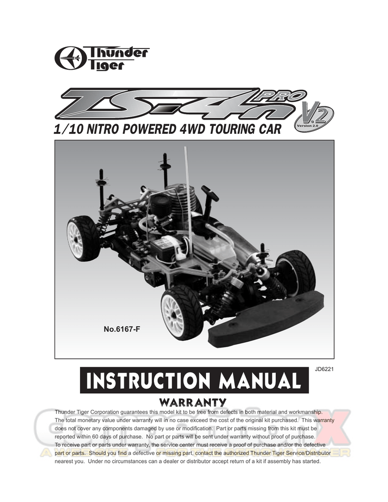 thunder tiger subaru impreza