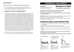 Shower Tray Installation Instructions