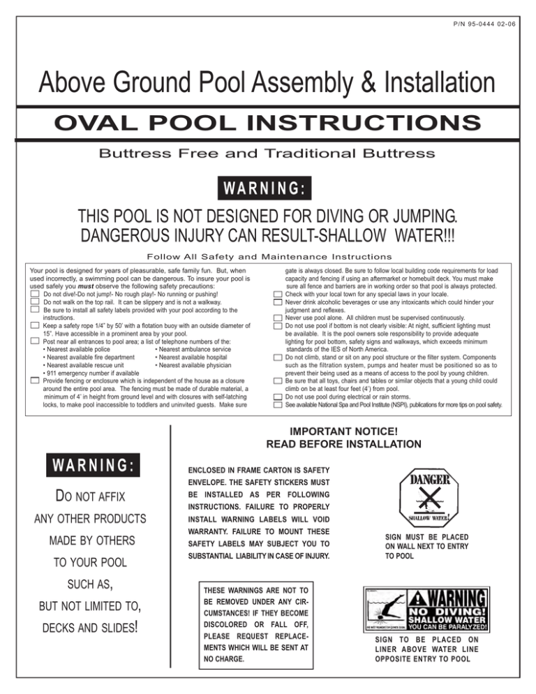 yardmore oval pools