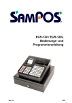 Sampos ECR 120 / ECR 120L Bedienungs- und Programmieranleitung