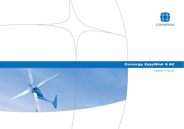 Conergy EasyWind 6 AC Installation Manual | Manualzz
