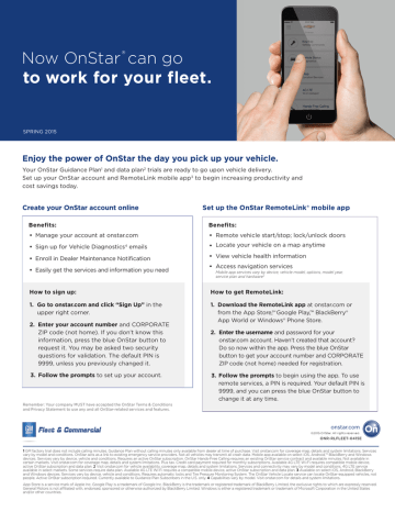 Onstar 4g Lte Coverage Map Onstar Setup For Drivers | Manualzz