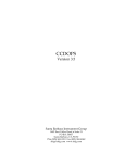 CCDOPS User Manual: ST-7, ST-8, ST-5, ST-6, PixCel 255, ST-4X