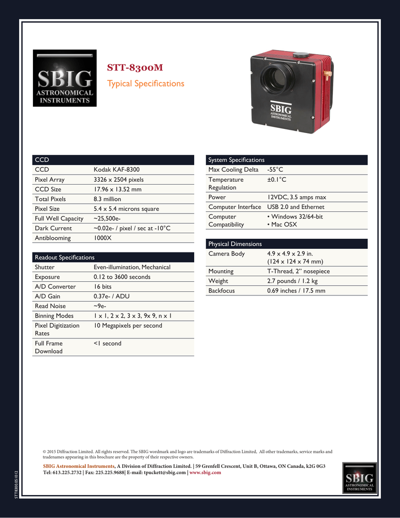 Stt 8300m Product Spec Sheet Manualzz