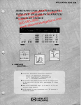 HP 4140B pA Meter/DC Voltage Source Application Note