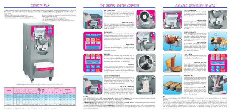 compacta 4 batch freezer